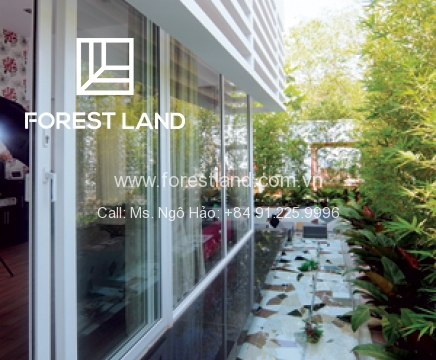 Bố cục xanh khu biệt thự 