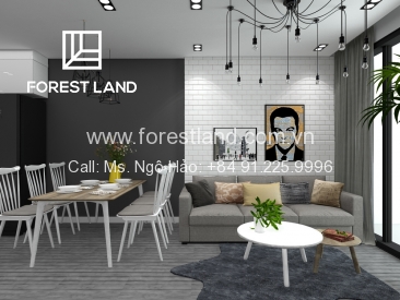 Thiết kế nội thất 60m nhà anh Chính