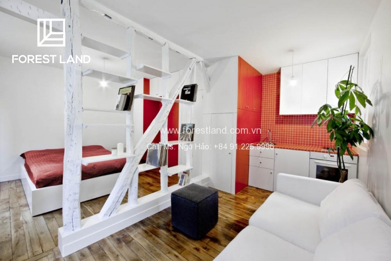 Những thiết kế tiện ích cho căn hộ dưới 30m2