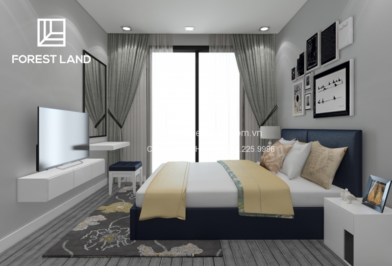 Thiết kế nội thất 60m nhà anh Chính