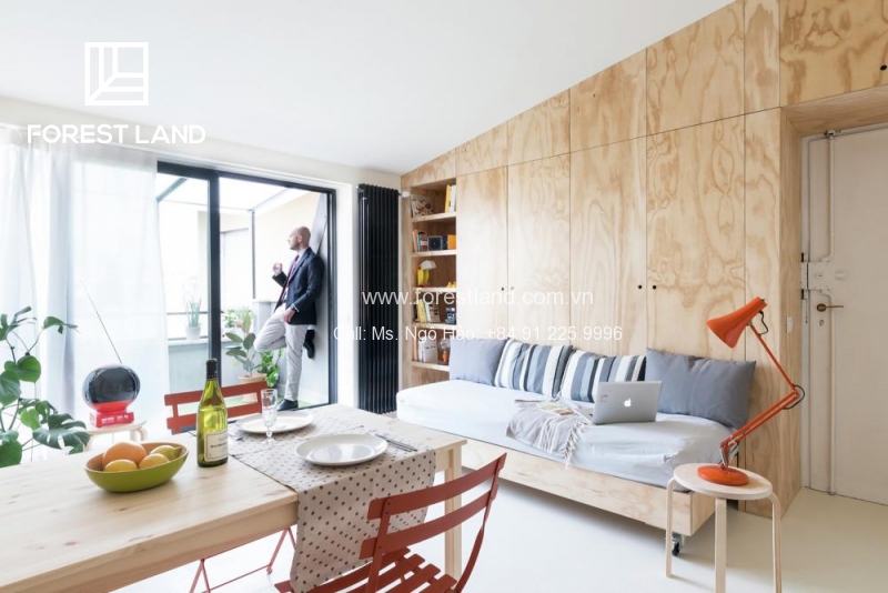 Những thiết kế tiện ích cho căn hộ dưới 30m2