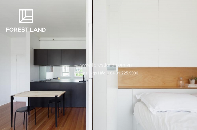 Những thiết kế tiện ích cho căn hộ dưới 30m2